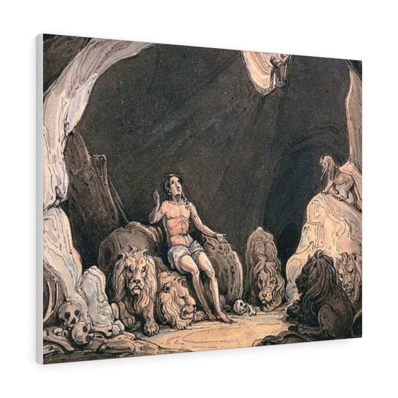 Daniel in the Den of Lions - John Martin Canvas