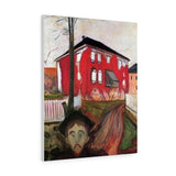 Red Virginia Creeper - Edvard Munch Canvas