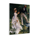 The Promenade - Pierre-Auguste Renoir Canvas