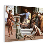 The Judgment of Solomon - Raphael Canvas
