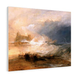 Wreckers Coast of Northumberland - Joseph Mallord William Turner Canvas
