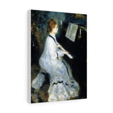 Young Woman at the Piano - Pierre-Auguste Renoir Canvas