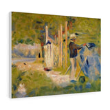 Man Painting his Boat - Georges Seurat Canvas