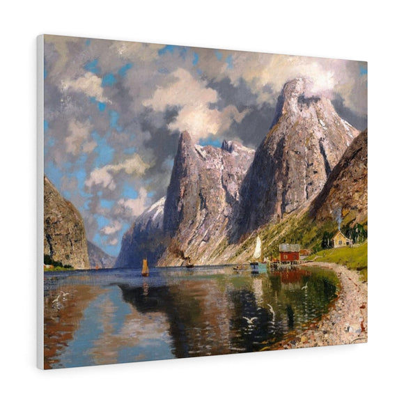 Summer in Fjord - Adelsteen Normann Canvas