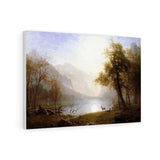 Valley in Kings Canyon - Albert Bierstadt Canvas