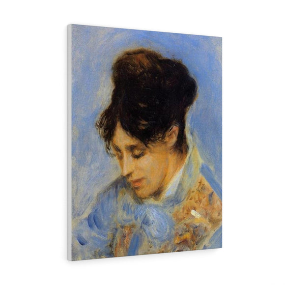 Portrait of Madame Claude Monet - Pierre-Auguste Renoir Canvas