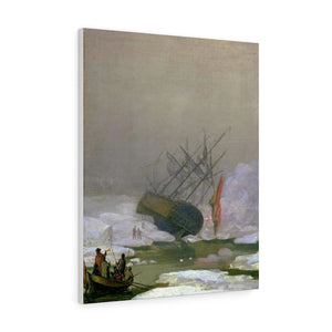 Ship in the Arctic Ocean - Caspar David Friedrich Canvas