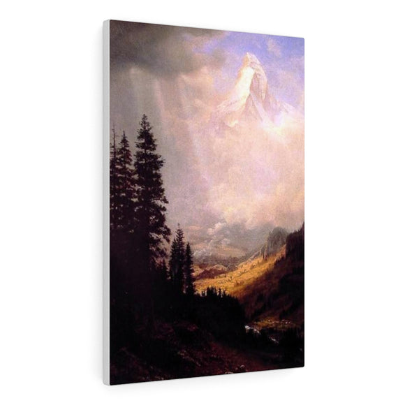 The Matterhorn - Albert Bierstadt Canvas