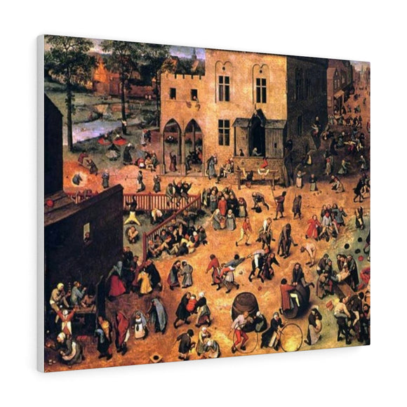 Children's Games - Pieter Bruegel the Elder Canvas
