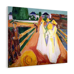 Women on the Bridge - Edvard Munch Canvas