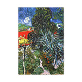 The Garden of Doctor Gachet at Auvers-sur-Oise - Vincent van Gogh Canvas Wall Art