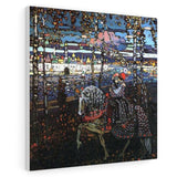 Couple riding - Wassily Kandinsky Canvas