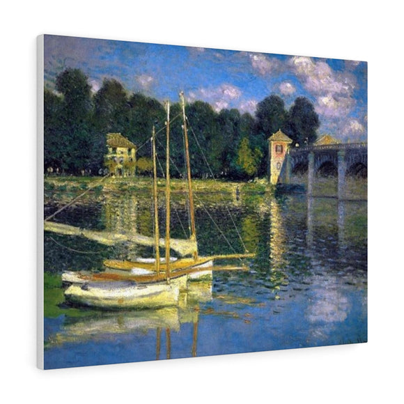 The Bridge at Argenteuil - Claude Monet Canvas