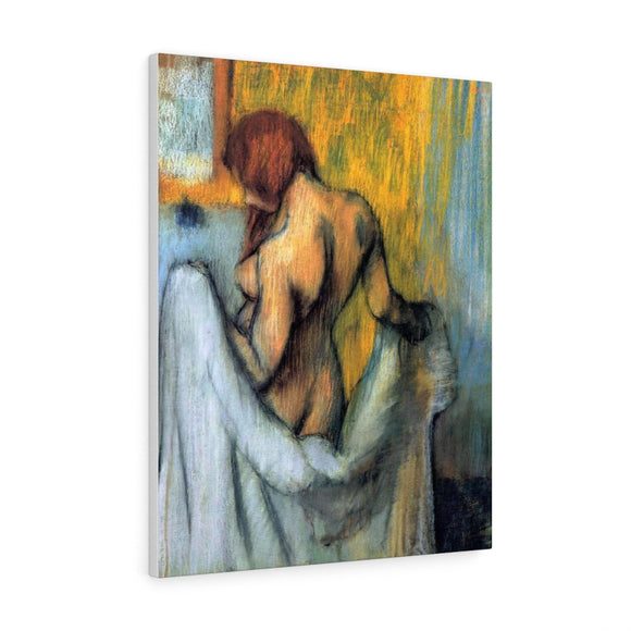 Woman with a Towel - Edgar Degas Canvas