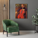 The Cellist (Portrait of Upaupa Scheklud) - Paul Gauguin Canvas