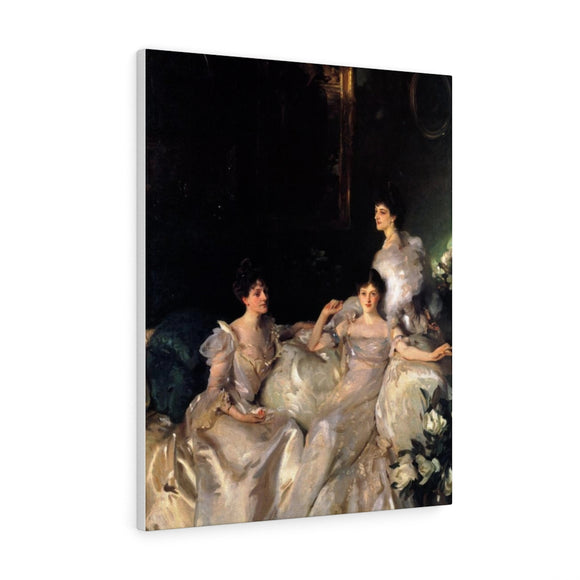 The Wyndham Sisters - John Singer Sargent Canvas