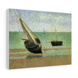 Low Tide at Grandcamp - Georges Seurat Canvas