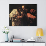 Incredulity of Saint Thomas - Caravaggio Canvas