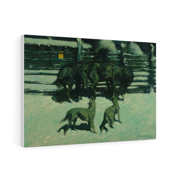 The Call for Help - Frederic Remington Canvas