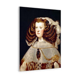 Portrait of Mariana of Austria, Queen of Spain - Diego Velazquez Canvas
