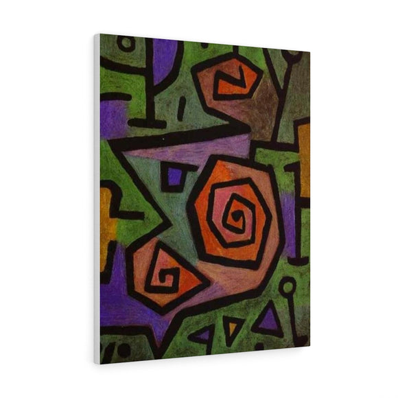 Heroic Roses - Paul Klee Canvas