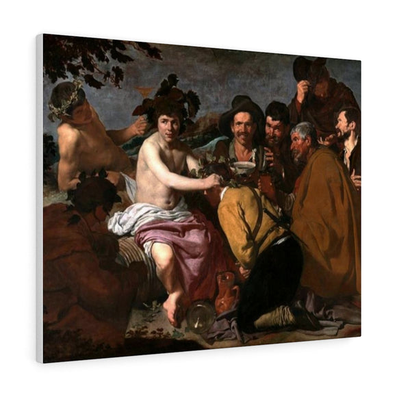 Triumph of Bacchus - Diego Velazquez Canvas