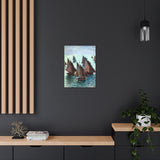 Fishing Boats, Calm Sea - Claude Monet Canvas Wall Art