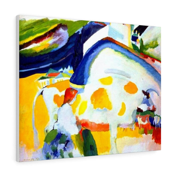 The cow - Wassily Kandinsky Canvas