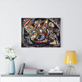 Grey oval - Wassily Kandinsky Canvas