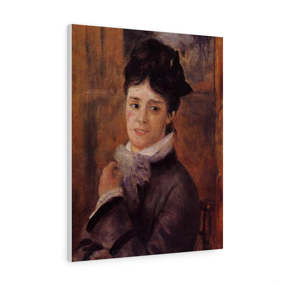 Madame Claude Monet - Pierre-Auguste Renoir Canvas