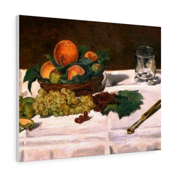 Still Life: Fruits on a Table - Edouard Manet