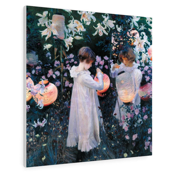 Carnation, Lily, Lily, Rose - John Singer Sargent Canvas