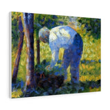 The Gardener - Georges Seurat Canvas