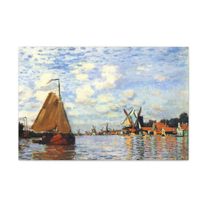 Zaan at Zaandam - Claude Monet Canvas Wall Art