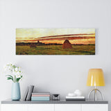 Haystacks at Chailly - Claude Monet Canvas Wall Art