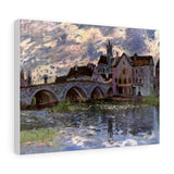 The Bridge of Moret-sur-Loing - Alfred Sisley Canvas