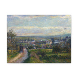 View of Saint Ouen L'Aumone - Camille Pissarro Canvas Wall Art