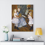 The Daughters of Catulle Mendes - Pierre-Auguste Renoir Canvas
