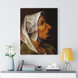 Portrait of an Old Woman - Pieter Bruegel the Elder Canvas