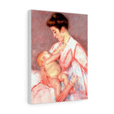 Baby John Being Nursed - Mary Cassatt Canvas