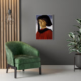 Portrait of a Young Man - Sandro Botticelli Canvas