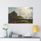 The Marina Piccola, Capri - Albert Bierstadt Canvas