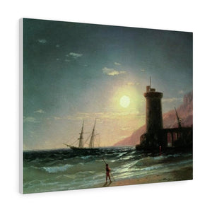 Seascape with Moon - Ivan Aivazovsky