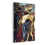 Madonna and Child and the Young St John the Baptist - Sandro Botticelli Canvas