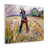 The Haymaker - Edvard Munch Canvas