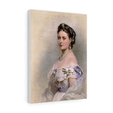 Victoria von Sachsen-Coburg und Gotha (Kronprinzessin of Prussia) - Franz Xaver Winterhalter Canvas