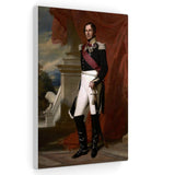 King Leopold I of Belgium - Franz Xaver Winterhalter Canvas