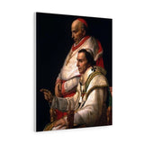 Pope Pius VII with the Cardinal Caprara - Jacques-Louis David