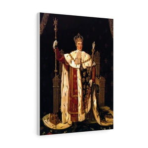 Portrait of Charles X in Coronation Robes - Jean Auguste Dominique Ingres