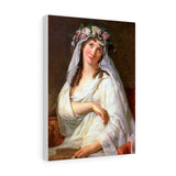 A Vestal Virgin Crowned With Flowers - Jacques-Louis David